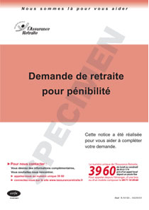 CERFA 14819-01 Demande de retraite pour pénibilité